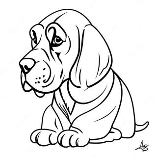 Bloodhound Coloring Page 72314-59723