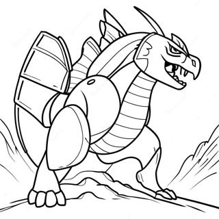 Palkia In Battle Coloring Page 72325-59744