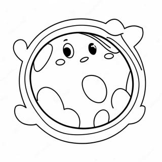 Colorful Bouncy Ball In Mid Air Coloring Page 72335-59739