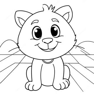 Talking Tom Coloring Page 7234-5882