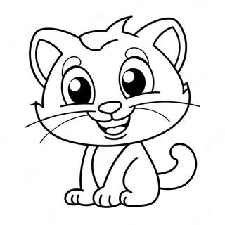 Talking Tom Coloring Page 7234-5883