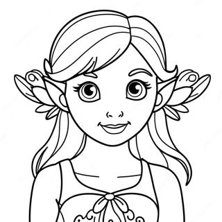 Silvermist Fairy Coloring Page 72364-59762