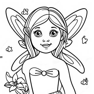 Silvermist Fairy Coloring Page 72364-59763