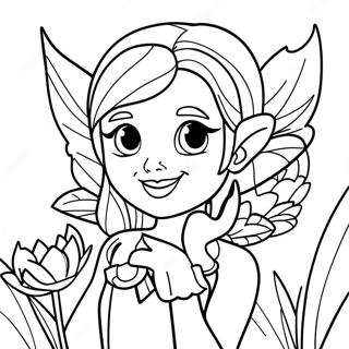 Silvermist Fairy Coloring Page 72364-59764