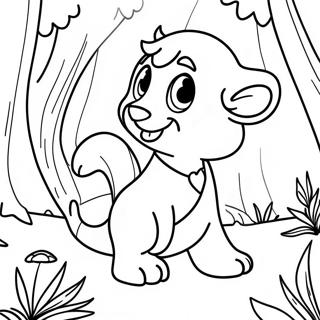 Silvermist In A Magical Forest Coloring Page 72365-59766