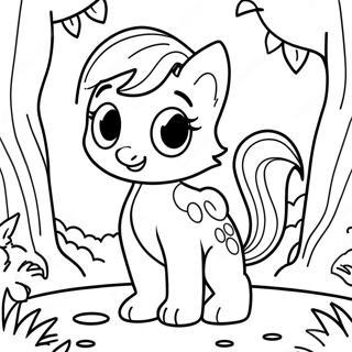 Silvermist In A Magical Forest Coloring Page 72365-59768