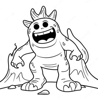 Lava Monster Coloring Page 72394-59786