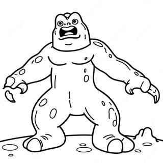 Lava Monster Coloring Page 72394-59788