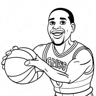 Harlem Globetrotters Coloring Page 72404-59800