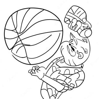 Harlem Globetrotters Coloring Pages