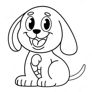 Cute Pluto With A Happy Face Coloring Page 7245-5893