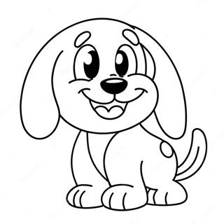 Cute Pluto With A Happy Face Coloring Page 7245-5895