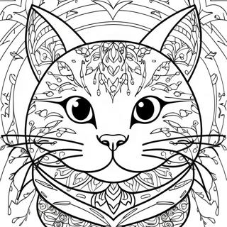 Cat Head Coloring Page 72464-59842