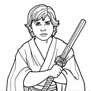 Young Jedi Coloring Page 72474-59874