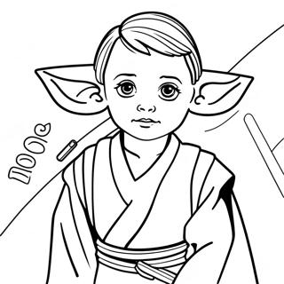 Young Jedi Coloring Page 72474-59875