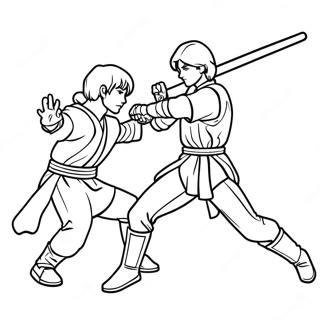 Young Jedi Coloring Pages