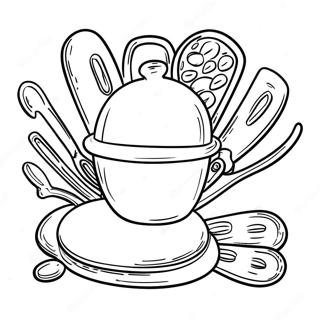 Cooking Utensils Coloring Page 72484-59852