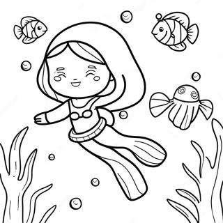 Oona Underwater Adventure Coloring Page 72495-59865