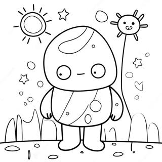 Cute Klee Character Coloring Page 72505-59870