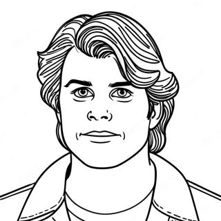 Steve Harrington Coloring Page 72514-59877