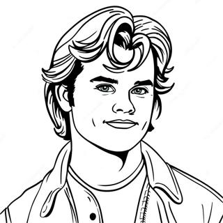 Steve Harrington Coloring Page 72514-59878