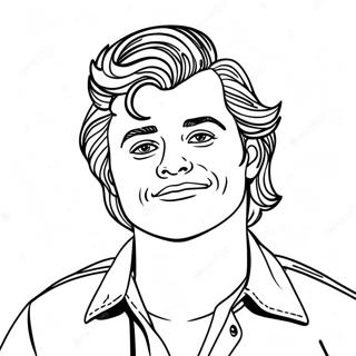 Steve Harrington Coloring Page 72514-59879