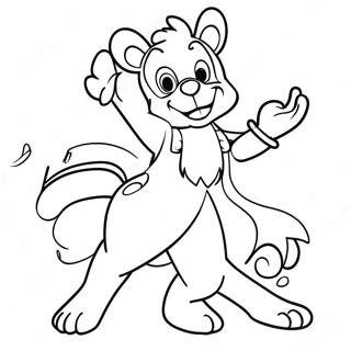 Colorful Disney Character Adventure Coloring Page 72525-59901