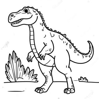 Baryonyx Dinosaur Coloring Page 72534-59898