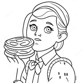 Eleven With Eggo Waffles Coloring Page 7255-5901