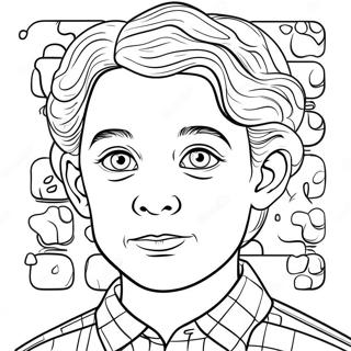 Eleven With Eggo Waffles Coloring Page 7255-5902