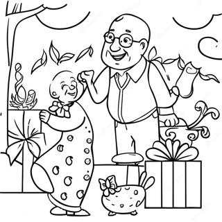 Joyful Retirement Celebration Coloring Page 72565-59925