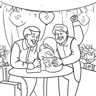 Joyful Retirement Celebration Coloring Page 72565-59926