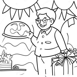 Joyful Retirement Celebration Coloring Page 72565-59927