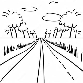 Blank Road Coloring Page 72574-59942