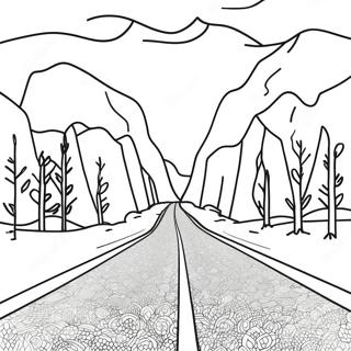 Blank Road Coloring Page 72574-59944