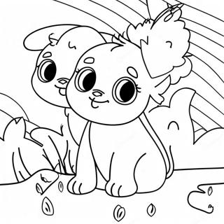 Rainbow Friends Blue Coloring Page 72594-59935