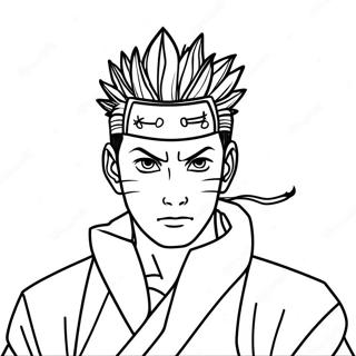 Shikamaru In Shadow Jutsu Coloring Page 72625-59974