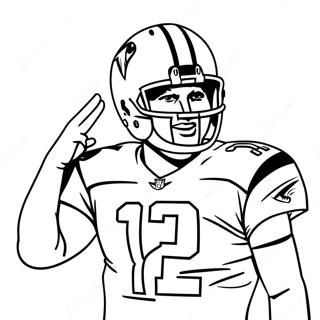 Tom Brady Coloring Page 7264-5907