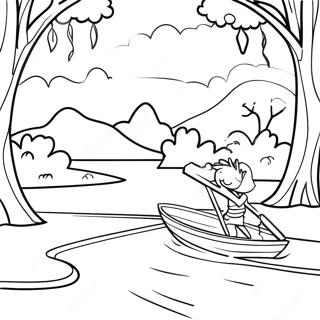 Flood Scene Coloring Page 72654-59994