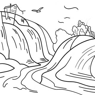 Raging Floodwaters Coloring Page 72655-60002