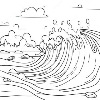 Raging Floodwaters Coloring Page 72655-60003