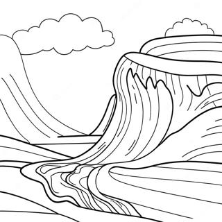 Raging Floodwaters Coloring Page 72655-60004