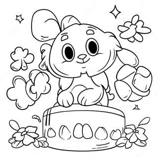 Lucky Characters In Adventure Coloring Page 72695-60040