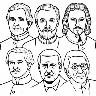 Famous Historical Figures Coloring Page 72735-60050