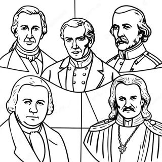 Famous Historical Figures Coloring Page 72735-60051