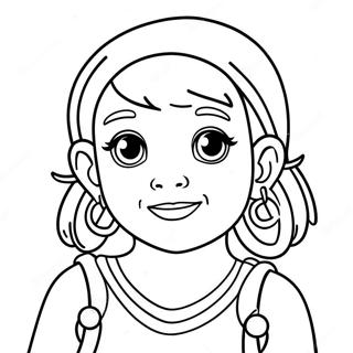 Cute Aish Character Coloring Page 72775-60099