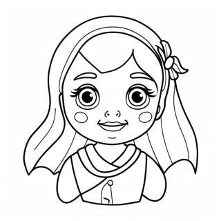 Cute Aish Character Coloring Page 72775-60100