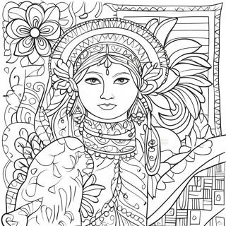 Laurel Burch Coloring Page 72784-60095