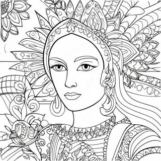 Laurel Burch Coloring Page 72784-60096