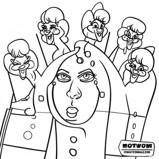 Motown Magic Coloring Pages